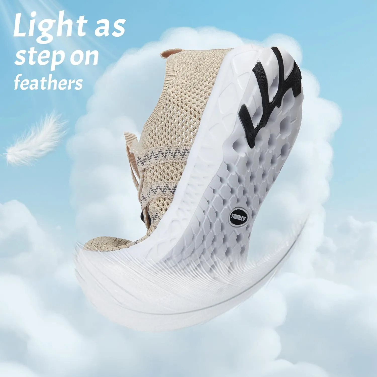ATHMILE Water Shoes for Men Women Barefoot Hiking Swim River Shoes Adult Lake Pool Aqua Socks Beach Quick Dry for Hiking Surfing Kayaking Sport Accessories Camping Must Haves