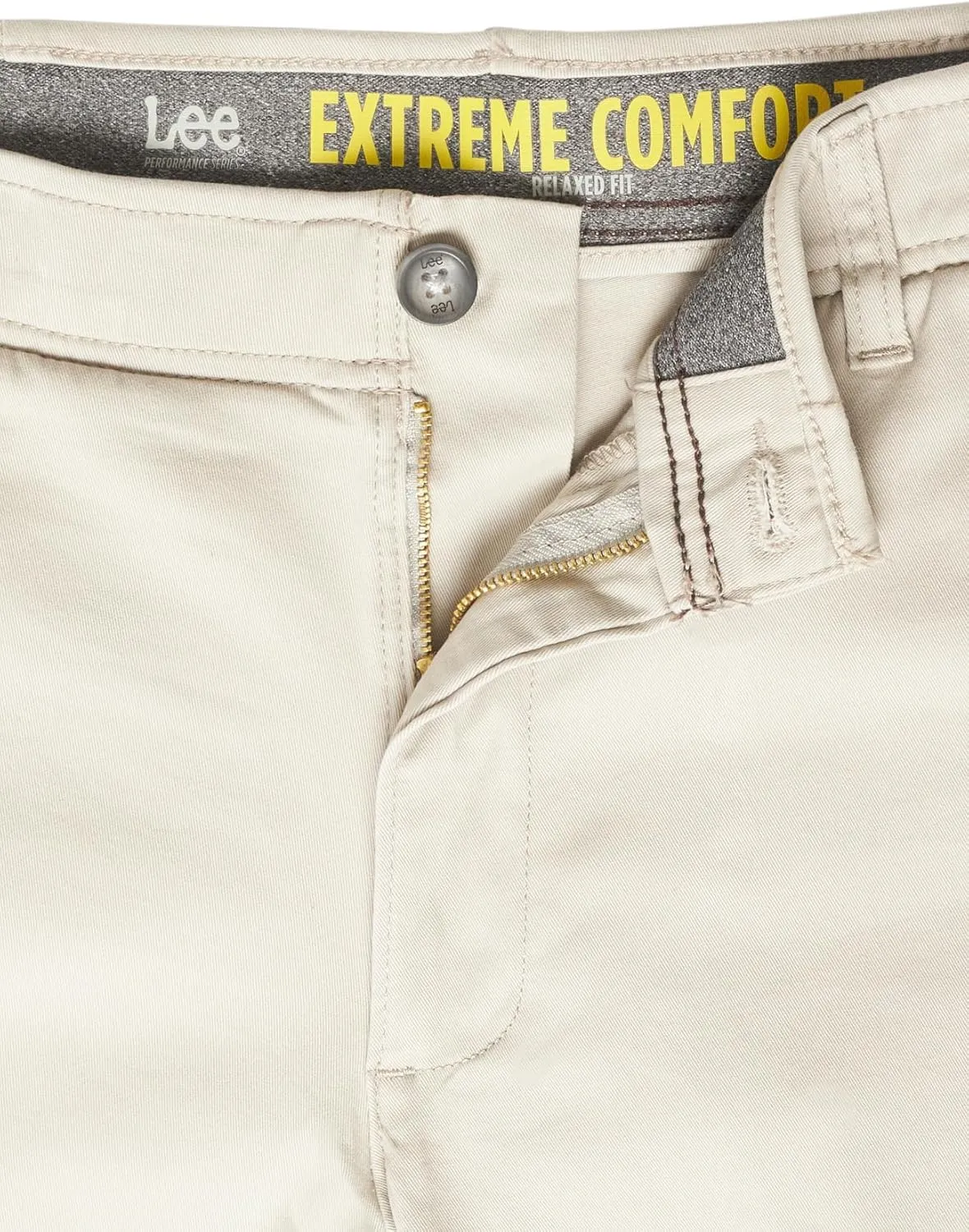 Lee Men's Extreme Motion Flat Front Relaxed Taper Pant
