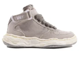 Maison Mihara Yasuhiro Canvas Wayne High-Top Sneaker in Grey