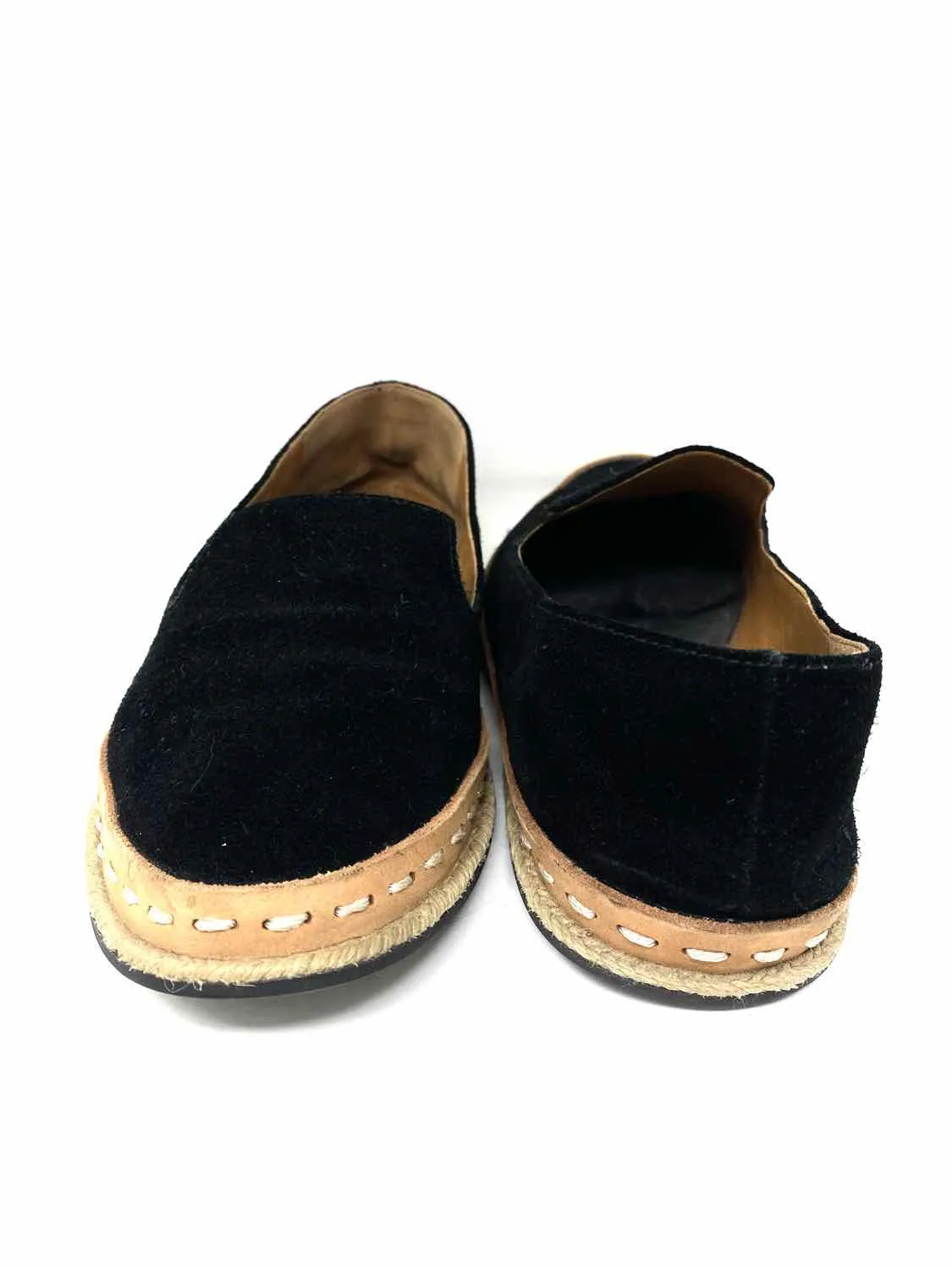 rag & bone Women's Black Slip-On Suede Size 37.5/7 Loafers