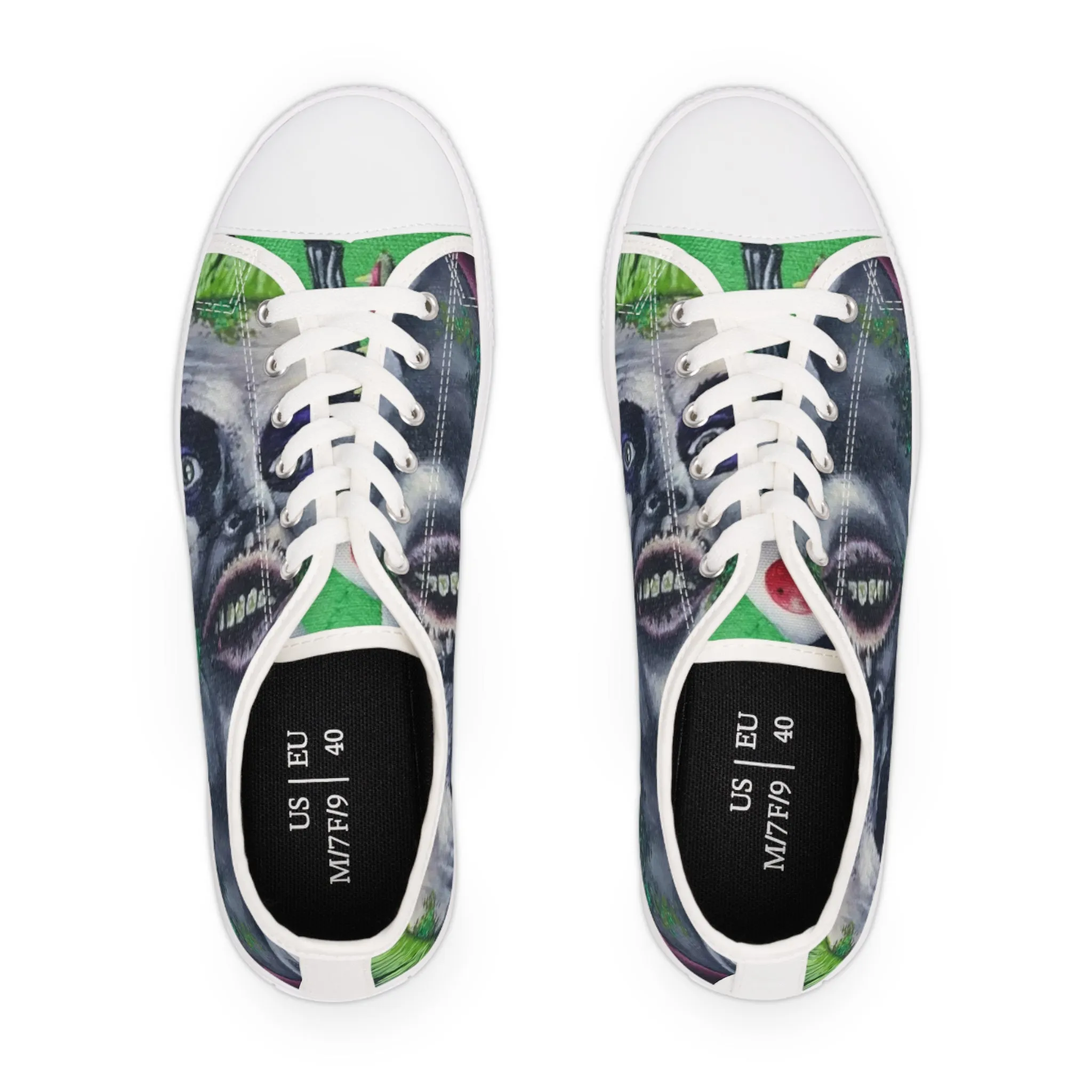 The Ghost With The Most - Low Top Sneakers